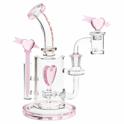 Pulsar Cupid Glass Dab Rig Set - 8.25" / 14mm F