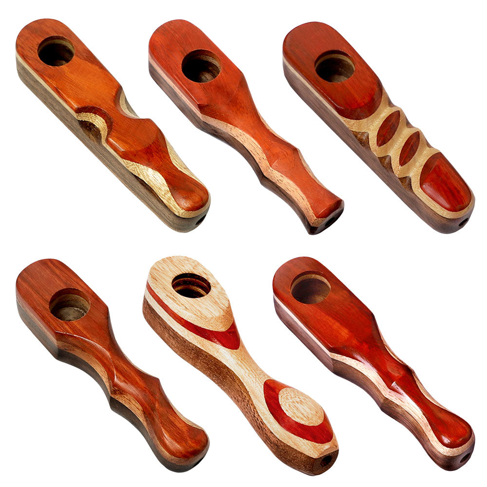 02280de9-e3ce-4308-b149-12e940ea9c9d.jpg Padauk Wood Spoon Pipe - Image 1