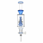 Pulsar Beaker Perc Vapor Vessel 2.0 w/ Quartz Tip | 8.5" | 14mm F - Image 3