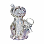 4CT BUNDLE - SeshGear Jack-O-Lantern Ghost Glass Bubbler - 4" / Assorted Colors - Image 2