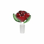 Pulsar Valentine's Hearts 'n' Roses Glass Herb Pipe Duo - 10" / 14mm F - Image 3