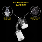 HONEY & MILK CORE REACTOR QUARTZ BANGER - 90° DEGREE | YL - Image 7