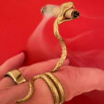 Snake in the Grass Joint Holder Ring - Image 4