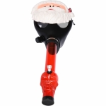 Santa Gas Mask w/ Acyrlic Water Pipe - 10.25" - Image 2