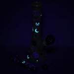 Pulsar Halloween Party Herb Pipe Glow Duo- 10" / 14mm F - Image 8