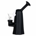 Scary Mask Silicone Water Pipe w Glass Bowl - 6.3" / 14mm F - Image 2