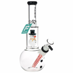 Pulsar Stoney Snowman Glass Water Pipe - 10.5" / 14mm F - Image 3