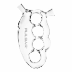 Pulsar Knuckle Bubbler Glass Cone Holder - 5.5" / Clear - Image 2