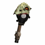 Gas Mask with Acrylic Water Pipe | 8" - Image 7