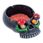 Black Skull Pink Brain & Mushroom Eyes Ashtray - Image 2