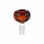 Pulsar Twisty And Wicked Jack-O-Lantern Glass Water Pipe - 11" / 14mm F - Image 6