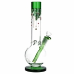 Pulsar Christmas Time Glass Bubble Base Water Pipe - 11.75" / 14mm F - Image 3