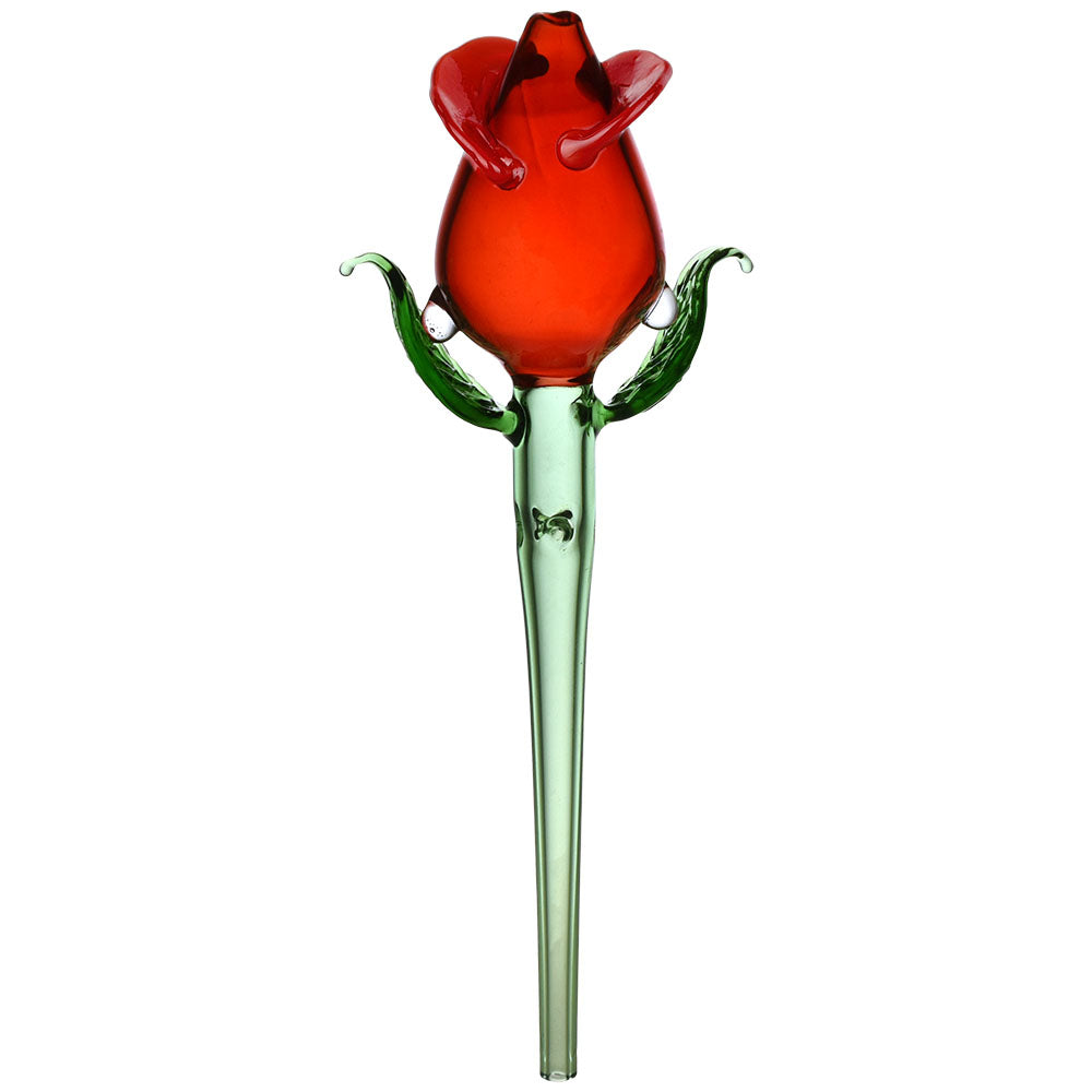 48668c36-4cec-4139-aec8-4c4da5fa37e8.jpg Valentine Rose Glass Dab Straw - 6" - Image 1