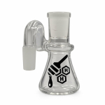HONEYBEE HERB BEAKER BASE GLASS SWAN ARM MINI DRY ASH CATCHER - Image 2