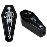 Skelly's Coffin Glass Hand Pipe - 3.75" - Image 3