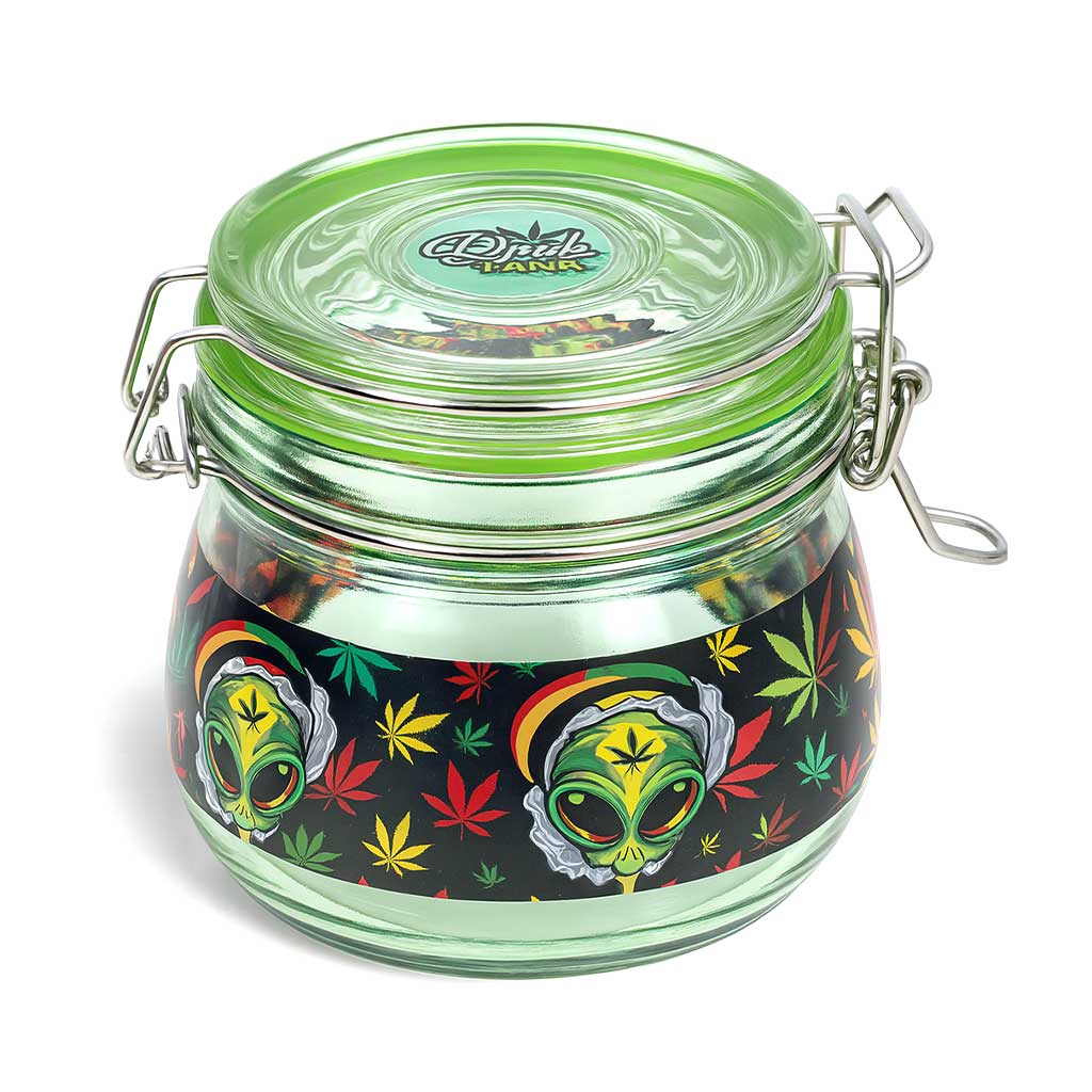 53ce9404-b553-4ca0-a9d8-36df2db7b35d.jpg FUJIMA AIRTIGHT GLASS STASH JAR - Image 1