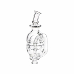 Pulsar Fab Egg Bubbler Glass Mouthpiece Attachment for Puffco Pivot - 5" / Clear - Image 2