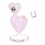 Pulsar Two-Hearted Glass Dab Rig | 6.5" | 14mm F