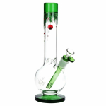 Pulsar Christmas Time Glass Bubble Base Water Pipe - 11.75" / 14mm F - Image 2