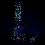 Pulsar Halloween Ball Herb Pipe Glow Duo - 10" / 14mm F - Image 6