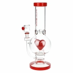 Pulsar Cupids Heart Bubble Base Glass Water Pipe - 12" / 14mm F - Image 2