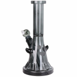 Pulsar Happy Ghost Glass Water Pipe - 10" / 14mm F