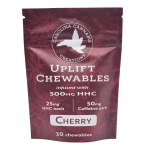 Uplift Chewables | HHC+Caffeine | Cherry 20ct bag