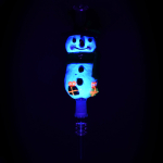 Snowman Vapor Vessel w/ Quartz Tip - 7" / 10mm F - Image 2