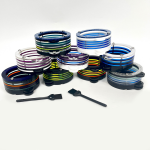 Wakit Grinder Stand for Wakit (TM) Ball and Chain Kitchen Grinder ~ Acrylic with Mini Broom - Image 4