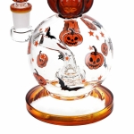 Pulsar Crazy Pumpkins Glass Water Pipe 7.9" / 14mm F - Image 3