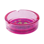 PURPLE WE'RE ALL MAD HERE GLASS ASHTRAY - Image 3