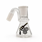 HONEYBEE HERB BEAKER BASE GLASS SWAN ARM MINI DRY ASH CATCHER