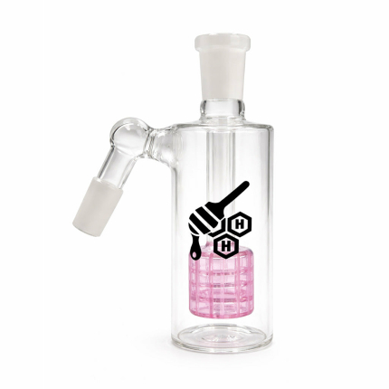 HONEYBEE HERB MATRIX PERC GLASS CYLINDER ASH CATCHER