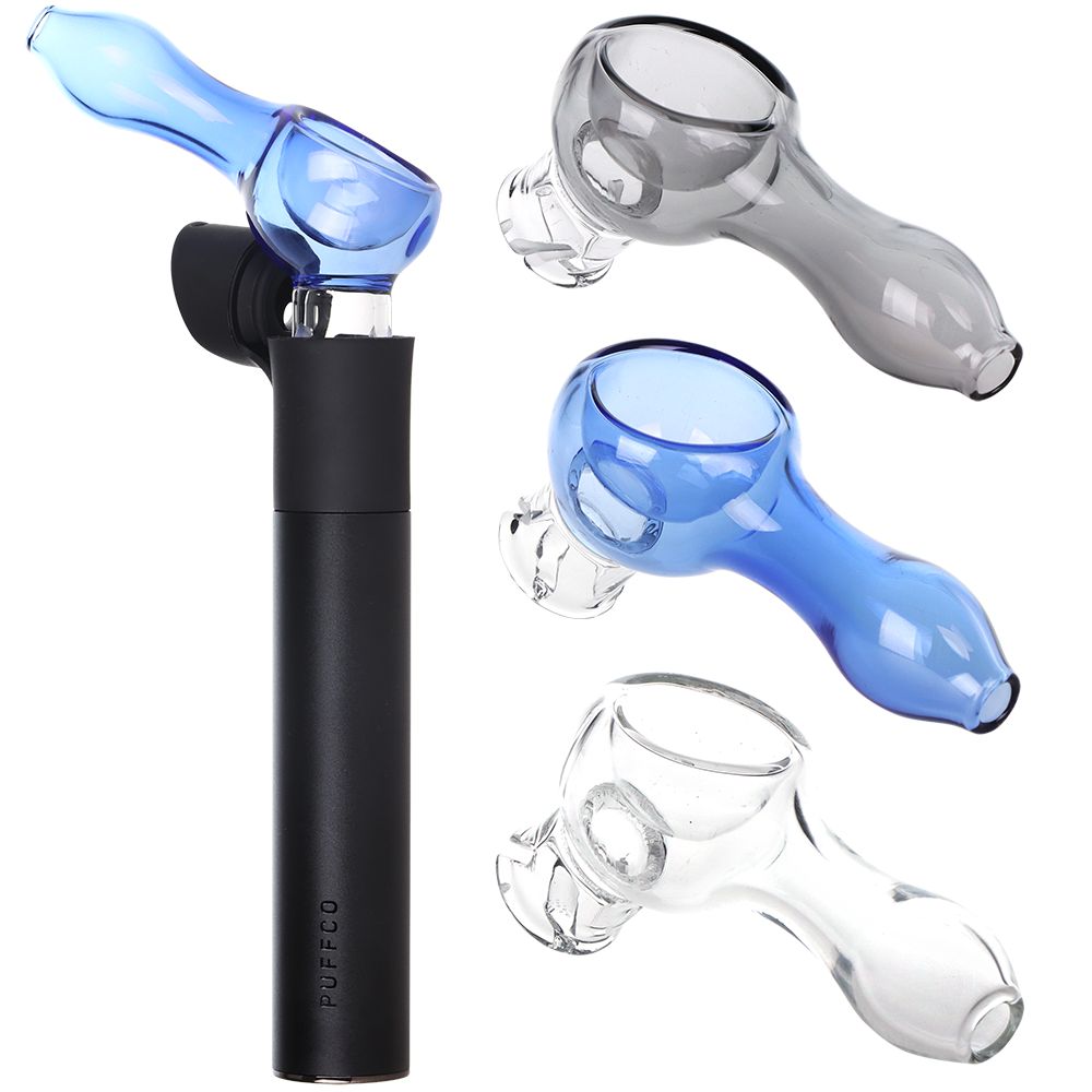 3CT BUNDLE - Mini Hand Pipe Glass Attachment for Puffco Pivot - 2.5" / Assorted Colors