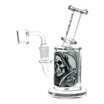 Pulsar Smoking With Intent to Reap Glass Dab Rig - 6.25" / 14mm F - Image 2