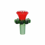 Pulsar Christmas Tree Perc Glass Straight Tube Water Pipe - 13" / 14mm F - Image 3