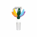 Pride Leaf Glass Herb Slide - 14mm M 5ct - Image 2