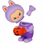 3CT BUNDLE - Halloween Funny Animal Silicone Water Pipe - 6" / Assorted Colors - Image 2