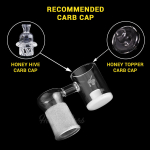 HONEY & MILK CORE REACTOR SIDECAR QUARTZ BANGER - 90° DEGREE | YL - Image 7