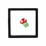 Pulsar Mushroom Glass Mouthpiece Attachment for Puffco Pivot w/ Display Stand - Colors Vary - Image 2