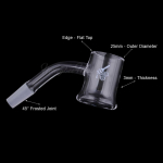 HONEY MUG QUARTZ BANGER - 45° DEGREE | YL - Image 6