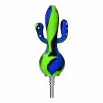 Cactus Silicone Dab Straw - 5.8" / Colors Vary - Image 4