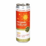 24CT CASE - Asheville Dispensary Nano Cannabis D9 Uplift Seltzer - 12oz / 40mg / Mango / Lions Mane Extract / B12 - Image 3