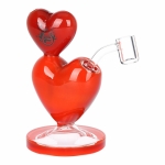 Pulsar Two-Hearted Glass Dab Rig | 6.5" | 14mm F - Image 5