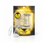 HONEY & MILK BEVEL SPLASH BUCKET QUARTZ BANGER - 90° DEGREE | YL - Image 2