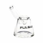 Pulsar Slant Neck Beaker Glass Water Pipe Zippered Case Travel Kit - 7" / Clear - Image 5