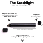 Smoke Honest StashLight - Doob Tube & Refillable Lighter - Image 2