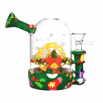 Christmas Waterwheel Bell Jar Water Pipe - 4.5" / 14mm F - Image 3