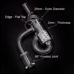HONEY RECYCLER QUARTZ BANGER | YL - Image 8