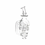 Pulsar Fab Egg Bubbler Glass Mouthpiece Attachment for Puffco Pivot - 5" / Clear - Image 3